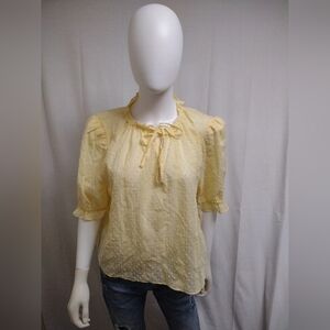 1. State Yellow Blouse